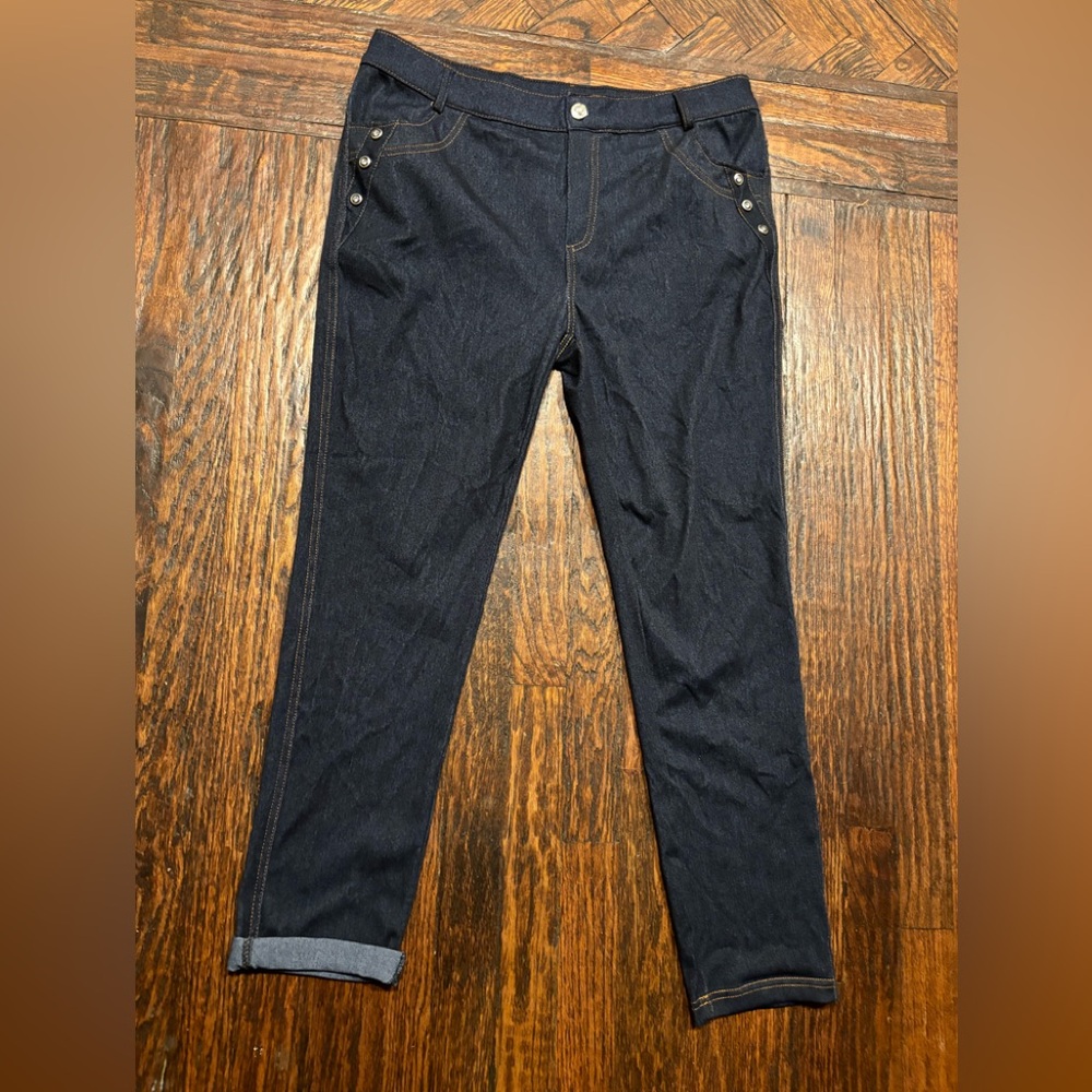 💙Yelete very stretch jeans  size(XL/XXL dark blue